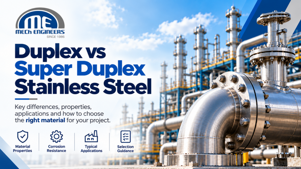 Duplex vs Super Duplex Stainless Steel: Selecting Metallurgy for Corrosive Service
